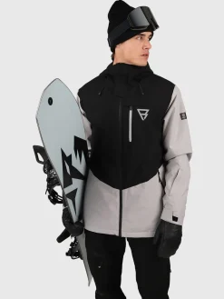 Outlet Brunotti Kense Heren Ski Jas | Alloy Grey