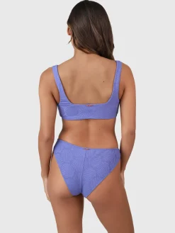 Hot Brunotti Lilly-Shell Dames Bralette Bikini Set | Blue Bay