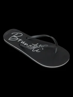 New Brunotti Logo Dames Flip Flops | Black