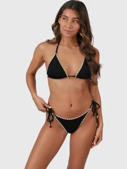 Online Brunotti Mahlia Dames Triangle Bikini Set | Black