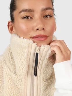 Outlet Brunotti Marie Dames Teddy Fleece Bodywarmer | Canvas