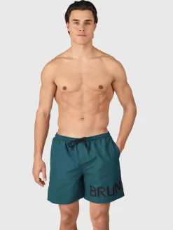 Hot Brunotti Marinas Men Swim Shorts | Fuel Green FuelGreen