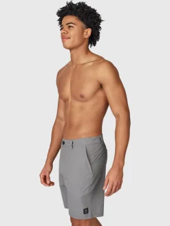 Fashion Brunotti Marret Heren Hybrid Short | Grijs