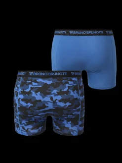 Discount Brunotti Mees 2-Pack Heren Boxershorts | Blauw
