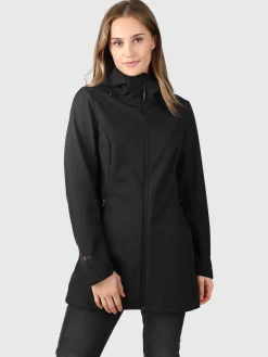 Fashion Brunotti Mel Dames Softshell Jas | Zwart
