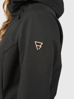 Fashion Brunotti Mel Dames Softshell Jas | Zwart