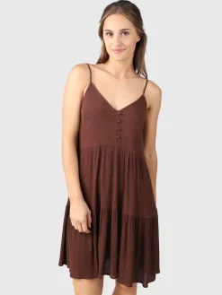 Hot Brunotti Morgan Dames Jurk | Bruin