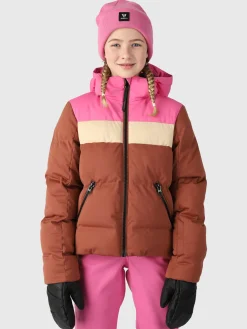 Clearance Brunotti Niagony Meisjes Puffer Ski Jas | Bruin