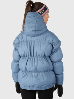 Online Brunotti Nikko Dames Puffer Ski Jas Oversized | Blauw