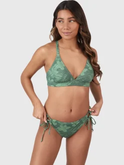 Clearance Brunotti Nolestina-Leaf Dames Bikinibroekje | Juniper