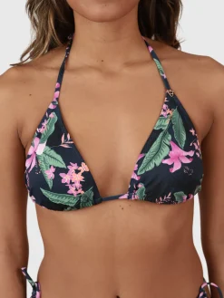 Hot Brunotti Novalee-Tropicana Dames Triangle Bikini Top | Indigo Blue