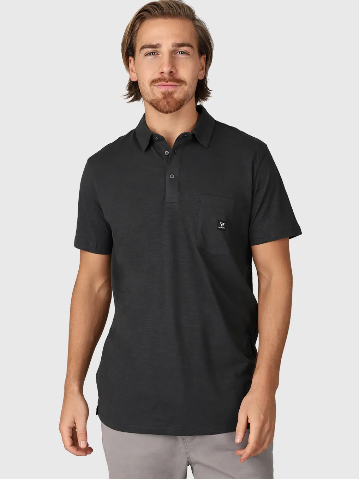 Hot Brunotti Palotje Heren Polo | Grijs Zwart