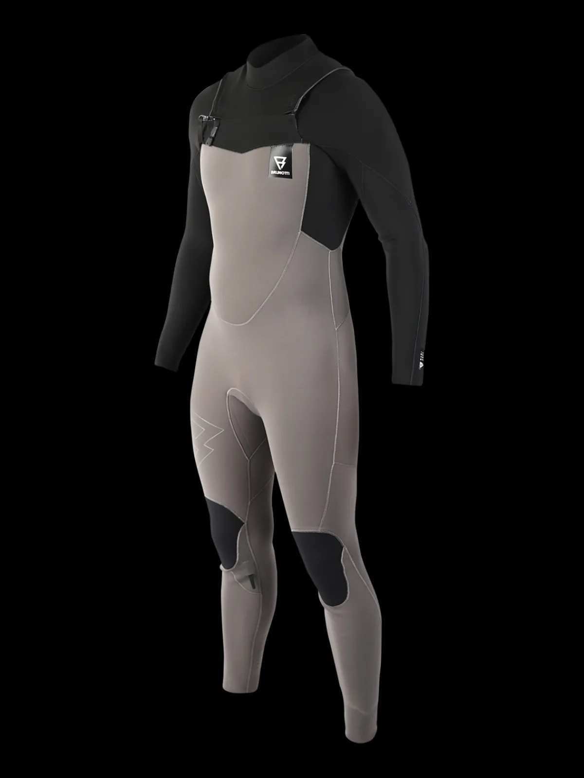 Outlet Brunotti Radiance Fullsuit 4/3mm Heren Wetsuit | Grijs