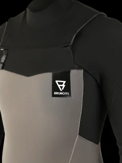 Outlet Brunotti Radiance Fullsuit 4/3mm Heren Wetsuit | Grijs