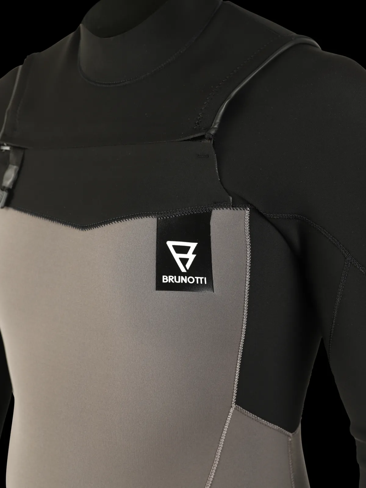 Outlet Brunotti Radiance Fullsuit 4/3mm Heren Wetsuit | Grijs