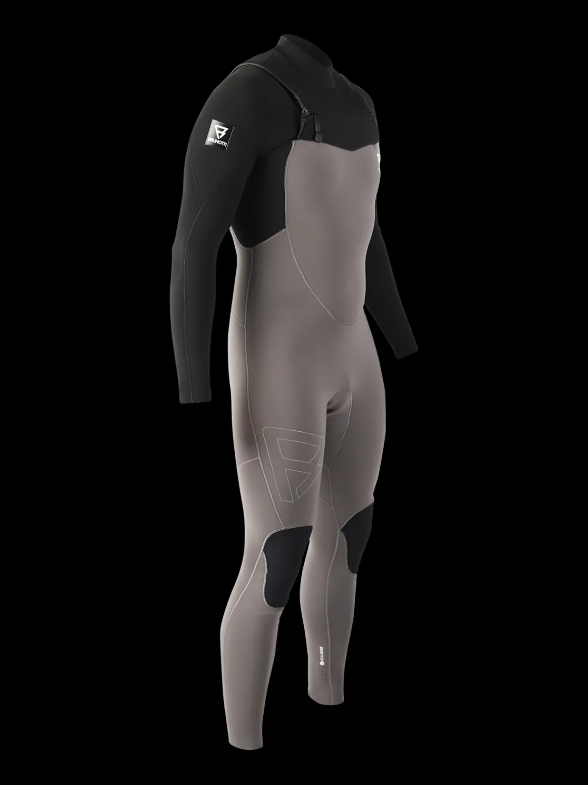 Outlet Brunotti Radiance-Fullsuit-5/3mm Heren Wetsuit | Grijs