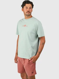 Online Brunotti ReWind Men T-Shirt | Bottle Green BottleGreen