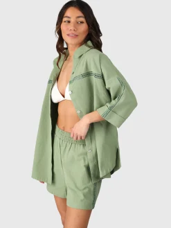 Hot Brunotti Riley Dames Blouse | Eucalyptus
