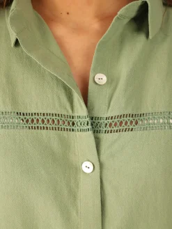 Hot Brunotti Riley Dames Blouse | Eucalyptus