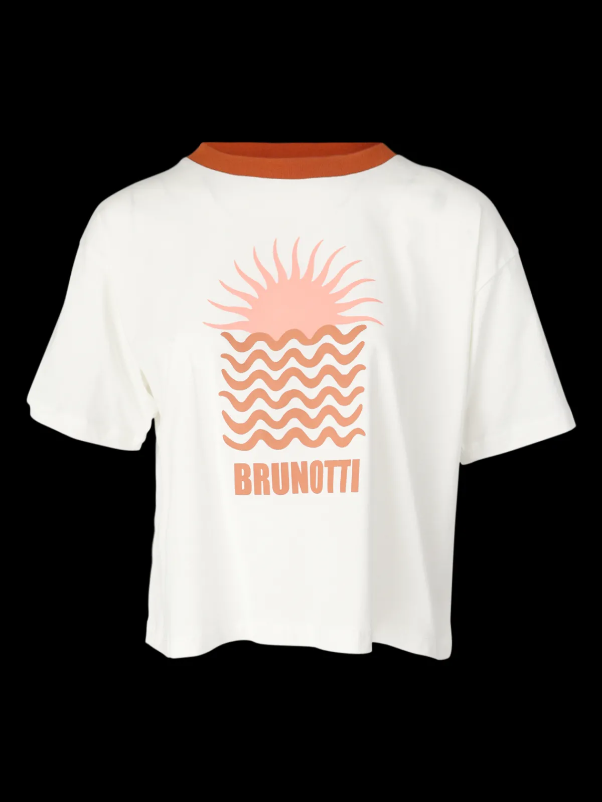 Hot Brunotti Saeda Dames Boxy T-shirt | Snow