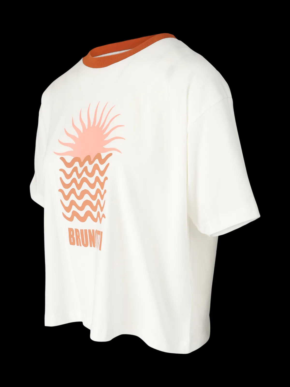 Hot Brunotti Saeda Dames Boxy T-shirt | Snow