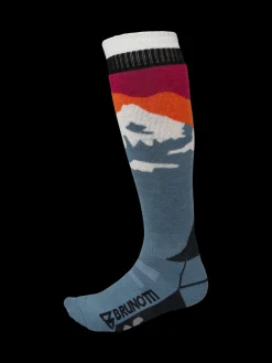 Sale Brunotti Scottishy-Mountain Dames Ski Sokken Pink