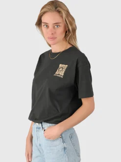 Fashion Brunotti Seaya-Swirl Dames T-shirt | Pirate Black