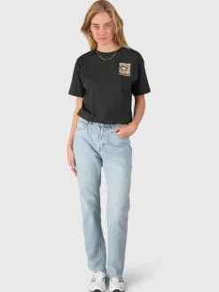 Fashion Brunotti Seaya-Swirl Dames T-shirt | Pirate Black