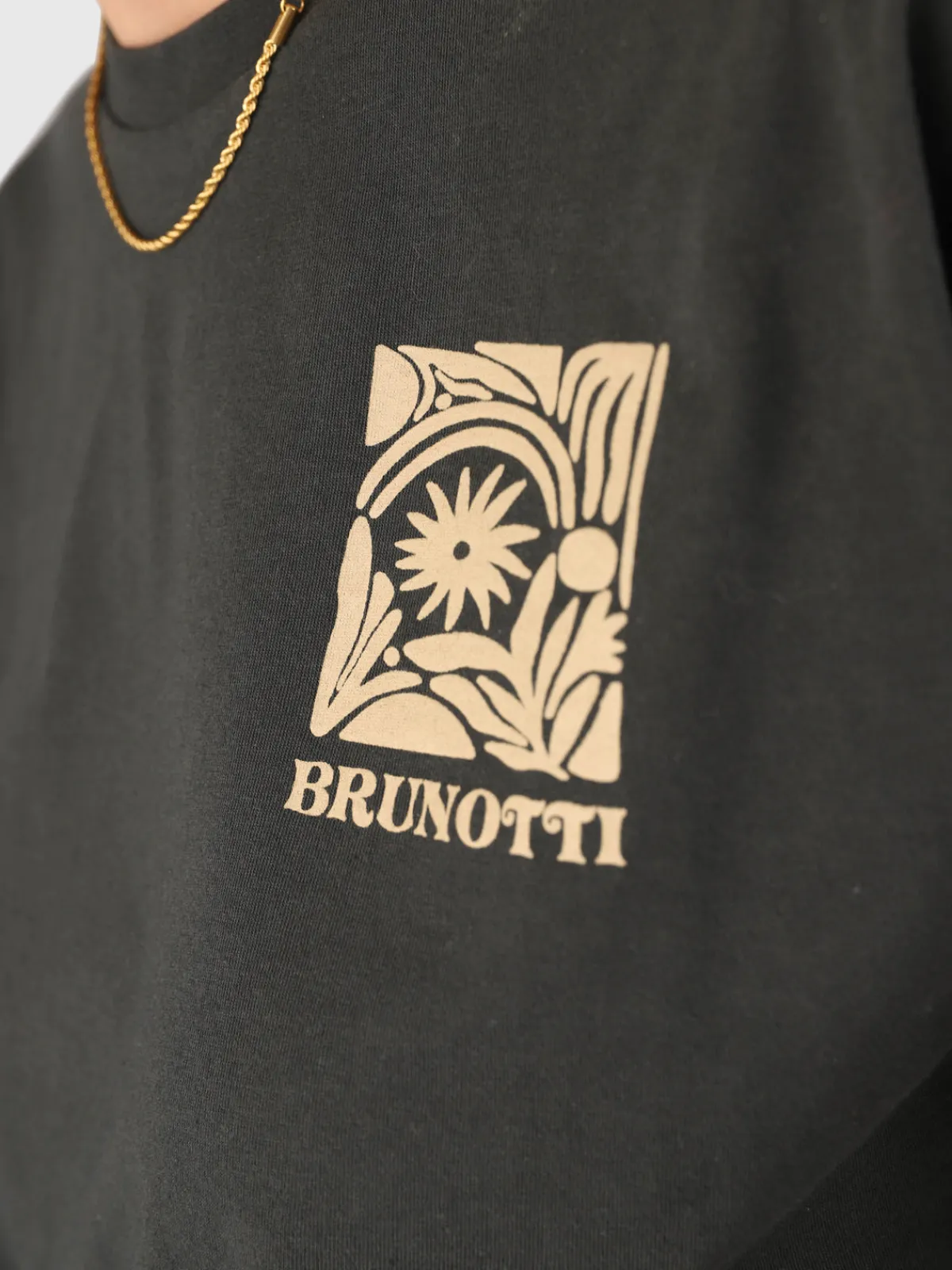 Fashion Brunotti Seaya-Swirl Dames T-shirt | Pirate Black