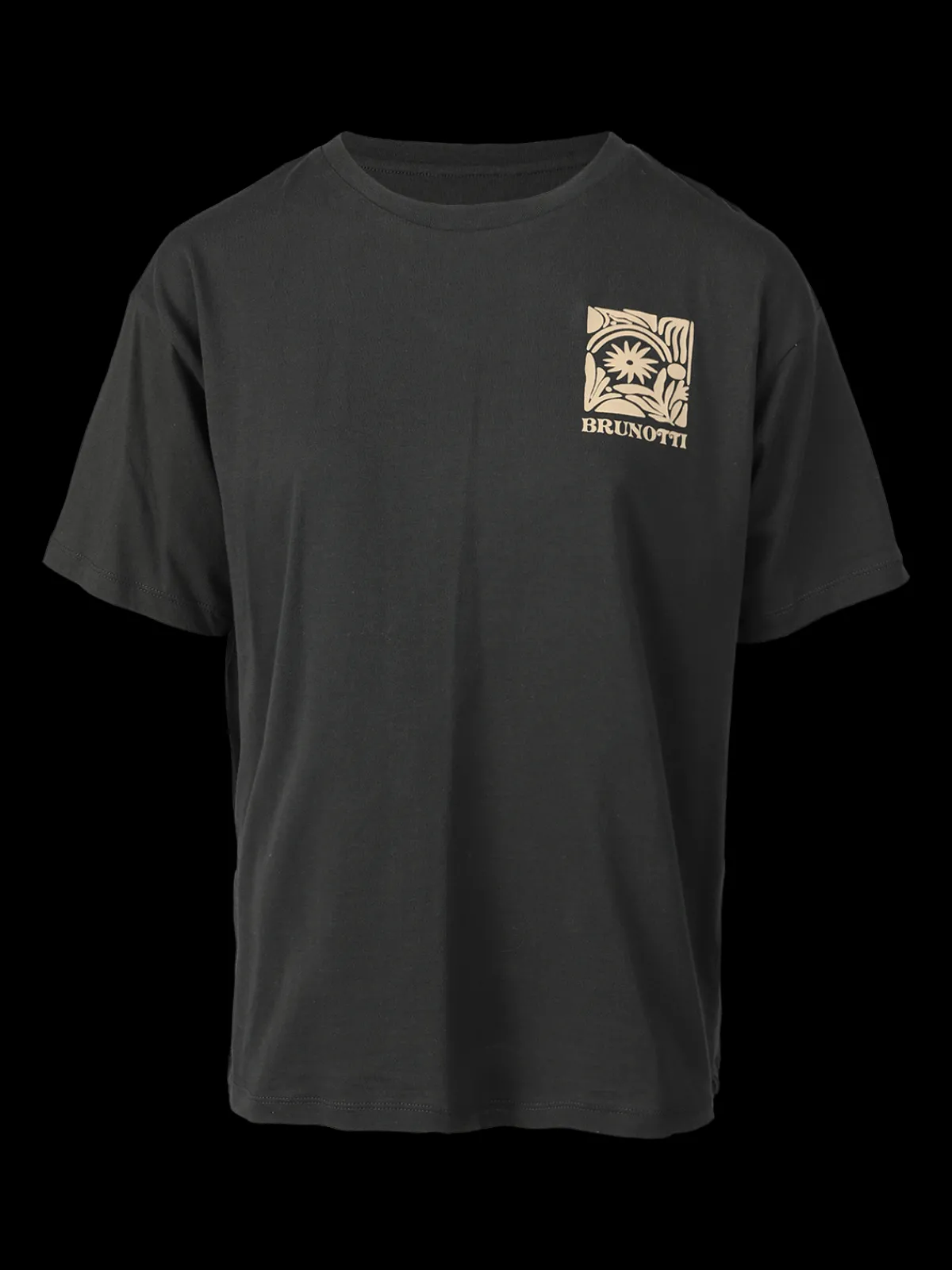 Fashion Brunotti Seaya-Swirl Dames T-shirt | Pirate Black