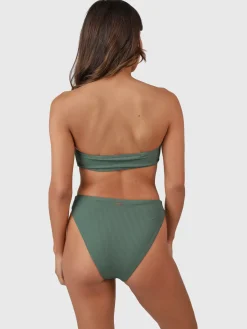Best Brunotti Selas-Rib Dames Bandeau Bikini Set | Juniper