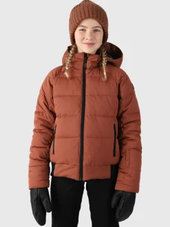 Hot Brunotti Suncrown Meisjes Puffer Ski Jas | Bruin