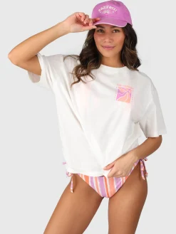 Clearance Brunotti Sunnia Dames Oversized T-shirt | Snow