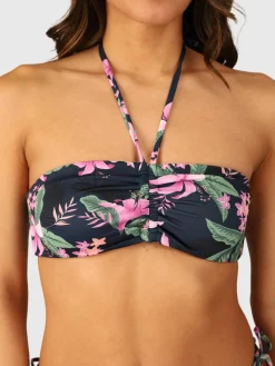 Hot Brunotti Suus-Tropicana Dames Bandeau Bikini Top | Indigo Blue ClubTropicanaIndigoBlue