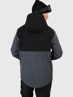New Brunotti Twinstroke Heren Softshell Ski Jas | Dark Melee Grey