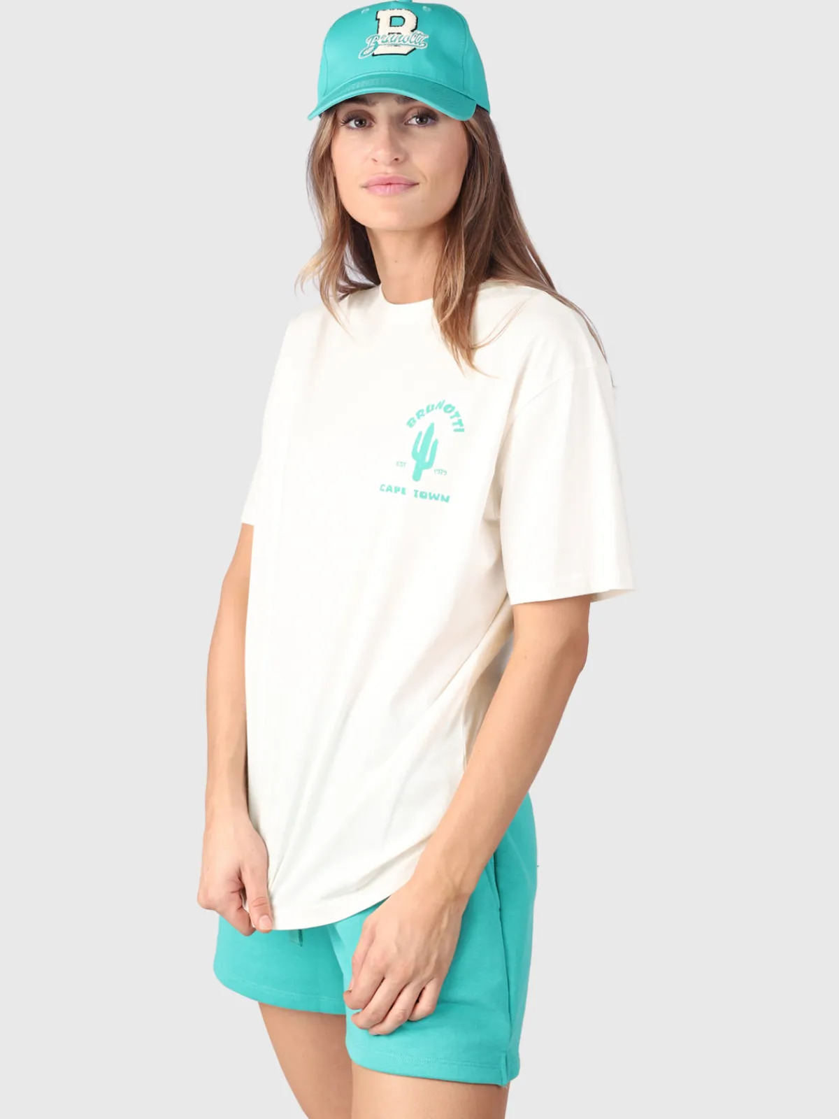 Online Brunotti Vieve Dames Oversized T-Shirt | Off-White