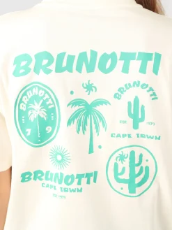 Online Brunotti Vieve Dames Oversized T-Shirt | Off-White