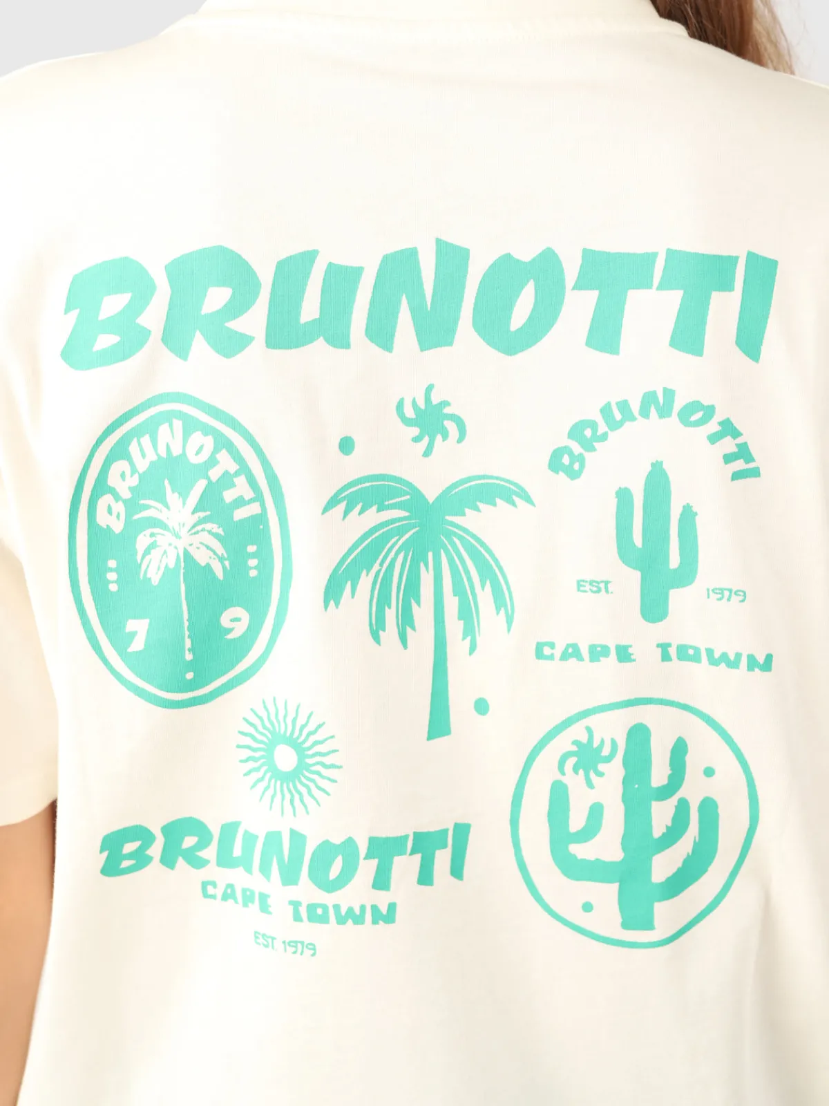 Online Brunotti Vieve Dames Oversized T-Shirt | Off-White