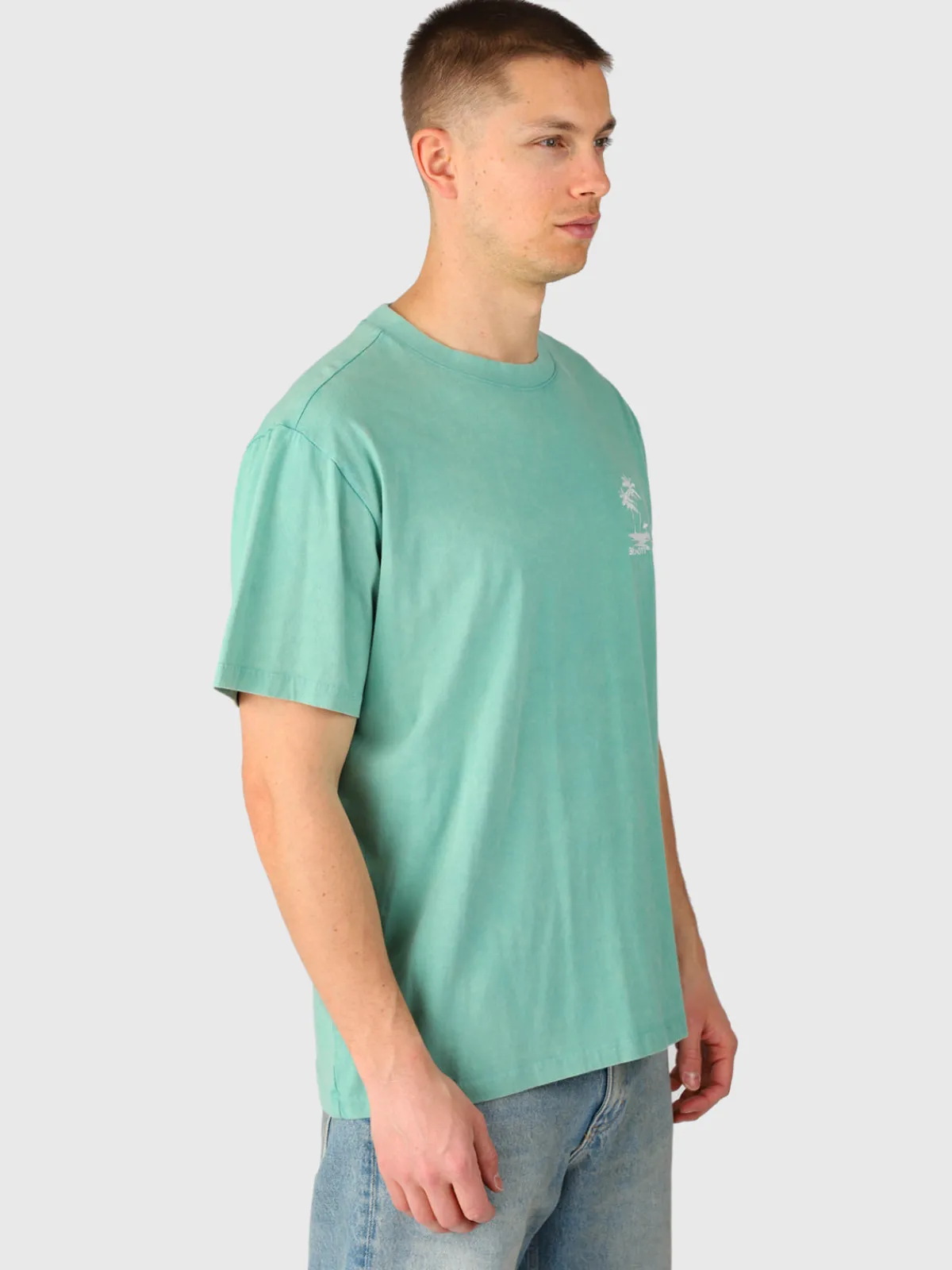 Fashion Brunotti Wandes Heren T-shirt | Bottle Green BottleGreen