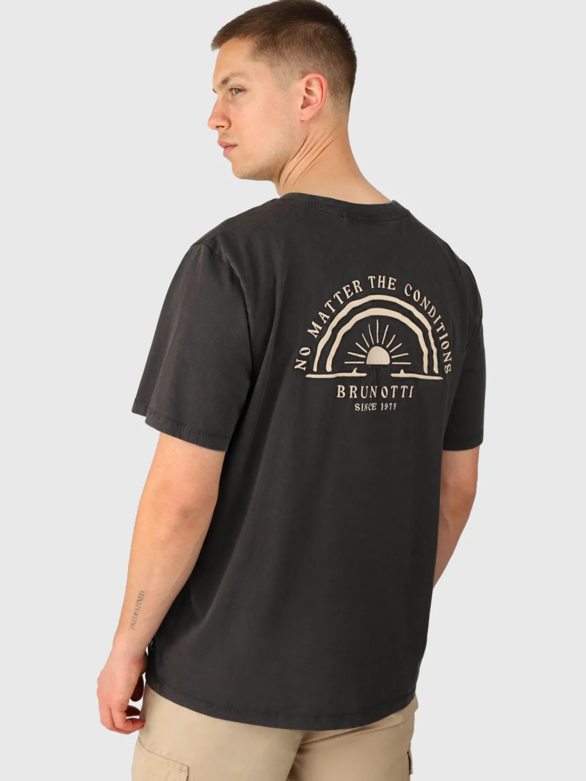 Clearance Brunotti Wandes Heren T-shirt | Pirate Black PirateBlack