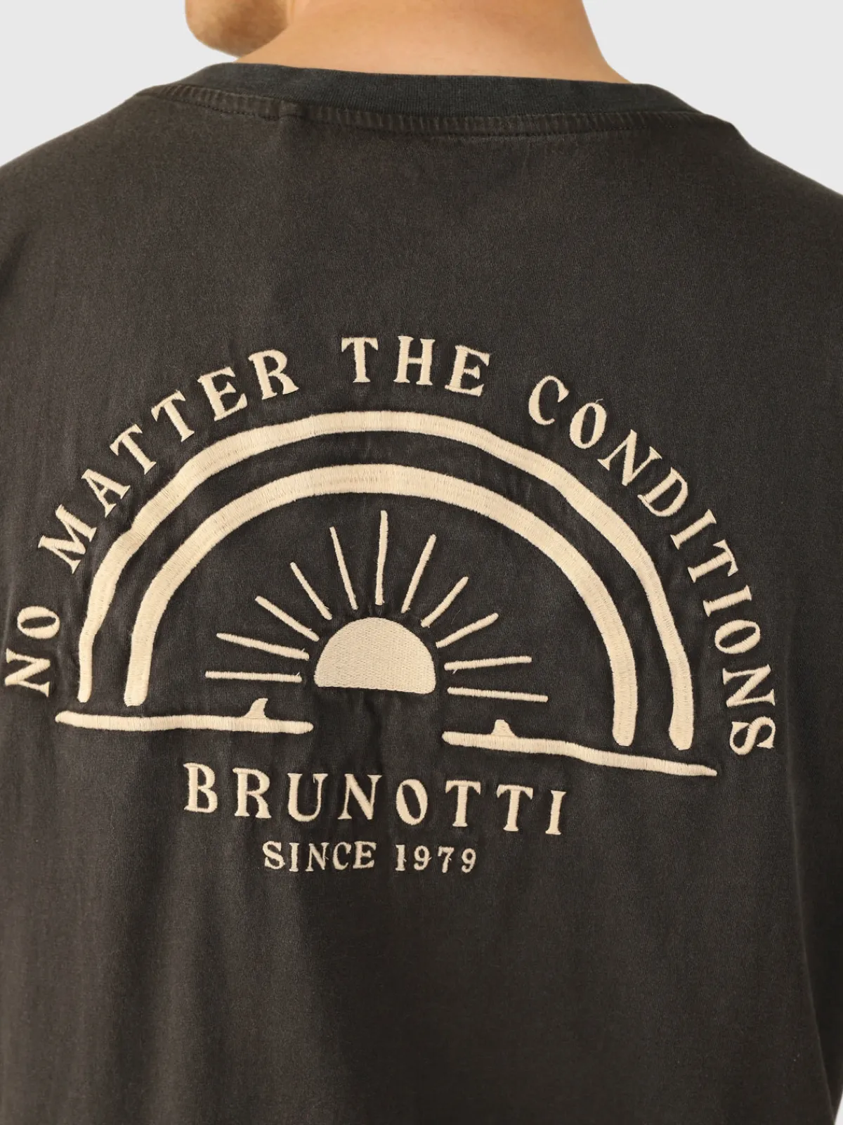 Clearance Brunotti Wandes Heren T-shirt | Pirate Black PirateBlack