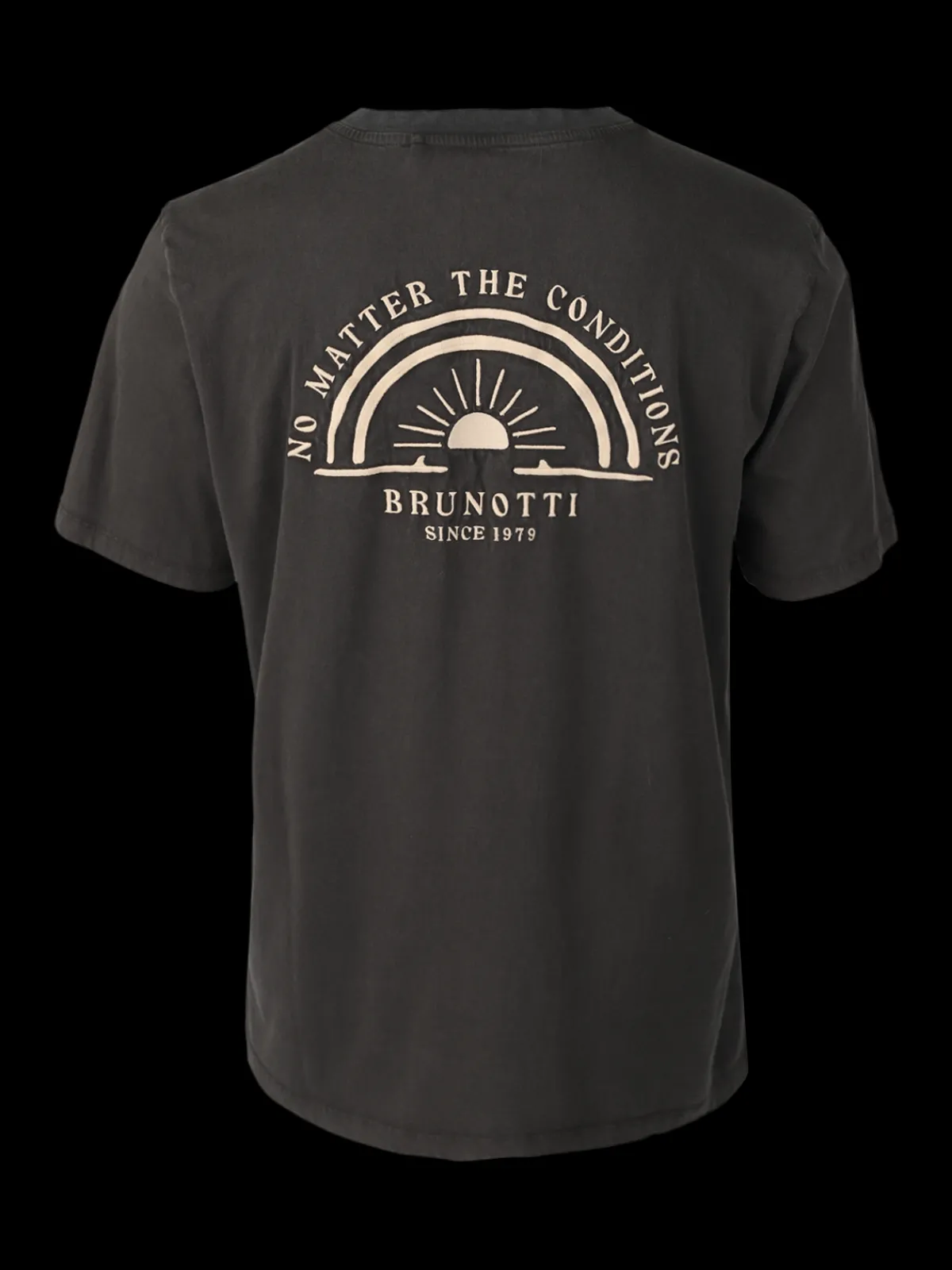 Clearance Brunotti Wandes Heren T-shirt | Pirate Black PirateBlack
