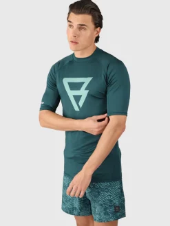 Outlet Brunotti Waveguard Heren Rashguard | Fuel Green FuelGreen
