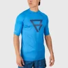 Fashion Brunotti Waveguard Heren Rashguard | Neon Blue NeonBlue