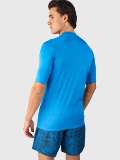 Fashion Brunotti Waveguard Heren Rashguard | Neon Blue NeonBlue