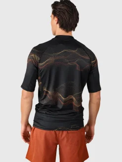 Sale Brunotti Waveguard-Water Men Rashguard | Pirate Black SoundsFromTheWaterPirateBlack